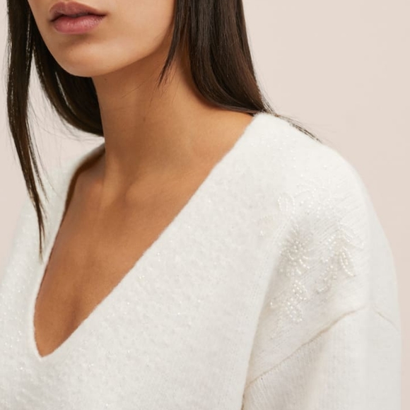 MANGO Beaded sweater - Picture 4 of 5